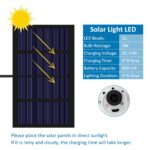 SCNNC 3W LED Solarlampen mit 3,45m Kabel – Tragbare Solar Lanterne für Camping & Notfall (2er Set) – Bild 3