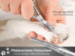 Fellschere 10,5 cm mit Mikroverzahnung – Profi-Hundeschere aus Solingen Made in Germany – Bild 2