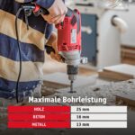 WALTER Schlagbohrmaschine 910 W – Drehzahlregelung & Tiefenanschlag für Profis – Bild 5