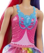 Barbie Dreamtopia Regenbogen Königlich – 30 cm Puppe mit Fantasiehaaren & Styling-Set – Bild 4
