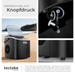 tectake® Eiswürfelmaschine Ice Maker – 12 kg Eis/24h mit 2 Grössen & Selbstreinigung – Bild 6