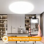 YIFMOO 40W LED Deckenleuchte Ø50cm – Dimmbar mit Fernbedienung & 3000-6500K – Bild 5