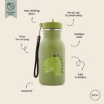 Trixie Trinkflasche 350ml – Auslaufsichere Kinderflasche aus Edelstahl ab 3 Jahren – Bild 6
