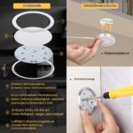 Lightess 6er LED Unterbauleuchte 12V Warmweiss – Schrank- & Vitrinenbeleuchtung für Küche – Bild 4