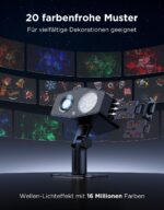 Govee Outdoor Schneeflocken Projektor mit 20 Gobos & 58 Szenen – IP67 Wasserdicht – Bild 3
