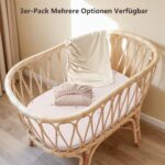 Susurration Baby Spannbettlaken 3er Set 50x90 cm – Atmungsaktive Mikrofaser für Kinderbett & Kinderwagen – Bild 6
