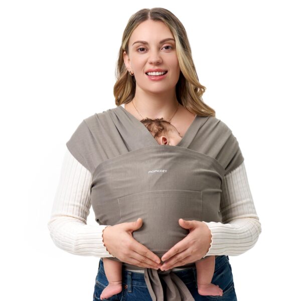 Momcozy Ring Sling Tragetuch 3,6–15 kg – Ergonomisches Babytragen ab Geburt