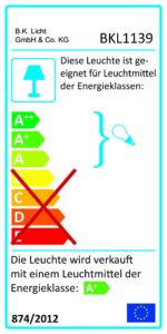 B.K.Licht Aussenwandlampe mit GU10 – 800 Lumen warmweisses Licht für Eingang & Garten – Bild 10