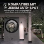 Ledvion Cube Wandleuchte IP54 35W GU10 dimmbar – Moderne Aussenbeleuchtung für Fassade & Terrasse – Bild 4
