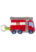 Sigikid Knistertuch Feuerwehrauto – Motorikspielzeug mit Rassel & Knisterfolie ab 0 Monaten – Bild 3