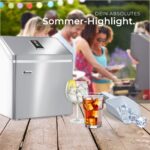 tectake Profi Eiswürfelmaschine 13 kg/24h – Klare Eiswürfel für Bar, Büro & Events – Bild 9