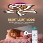 ZAITINZ LED Deckenleuchte 60cm, 50W Dimmbar mit Fernbedienung – 3000–6000K für Wohnzimmer & Schlafzimmer – Bild 4