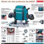 Makita RP0900 Oberfräse 900 W – Präzisionsfräse mit Absauganlage für Holzbearbeitung – Bild 5