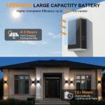 GBEAST Solar-Wandleuchte Aussen mit RGB & 3 Farbtemperaturen – IP67 Dekoleuchte für Hauseingänge – Bild 4
