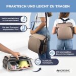 Mobiclinic Tragbarer Hochstuhl – Faltbar mit Aufbewahrungsfächern für Unterwegs – Bild 5