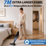 Aigostar 2-in-1 Staubsauger 600W mit HEPA Filter – Beutellos & nur 1,5 kg leicht – Bild 2