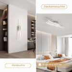 Dorlink LED-Deckenleuchte Ø52cm, 18W 1620LM – Modernes Wellendesign für Schlafzimmer & Wohnzimmer – Bild 7