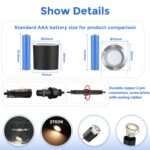 Arotelicht 10er LED Bodeneinbaustrahler warmweiss IP67 – Terrassenlicht für Garten & Terrasse – Bild 4