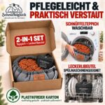 BALLONTE Schnüffelteppich 2-in-1 mit Leckerli-Beutel – Intelligenzspielzeug für alle Hunde – Bild 8