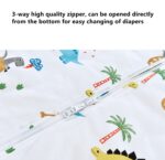 Chilsuessy Baby Schlafsack mit Füssen 2.5 Tog – Ganzjahres Schlafsack 70cm (80-90cm) – Bild 6