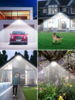 Litglobe 50W LED Strahler mit Bewegungsmelder – 5000 Lumen Flutlicht IP66 für Aussen – Bild 7
