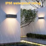 Klighten 30W LED Aussenleuchte Anthrazit – IP65 Wandleuchte mit einstellbarem Abstrahlwinkel – Bild 4