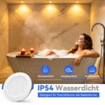 JESLED LED Einbaustrahler 230V 6er Set – 5W Dimmbar 3CCT 770LM IP54 für Bad & Küche – Bild 2