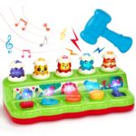hahaland Pop-Up Spielzeug ab 1 Jahr mit Musik & Licht – Motorikspielzeug für Babys