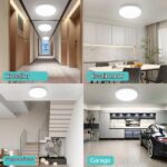 Oraymin LED Deckenlampe 22cm mit Radar-Bewegungsmelder – 1800LM 18W IP54 für Innen – Bild 8
