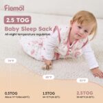 FIEMOL Baby Schlafsack 1,5-2,5 TOG – Ganzjahres-Babyschlafsack aus Baumwolle – Bild 7