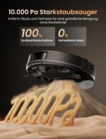 Proscenic Q20Plus Saugroboter mit Wischfunktion – 10000Pa LiDAR Navigation für Tierhaare – Bild 2