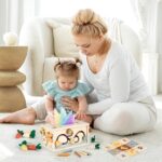 Vanplay 6-in-1 Montessori Holzspielzeug ab 1 Jahr – Motorikspielzeug für Kleinkinder – Bild 2