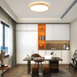 YYUTLUO LED Deckenleuchte Ø30 cm mit Eichenholz – 360° Naturweiß 4500K für Wohnraum & Büro – Bild 8
