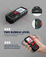 MILESEEY Laser-Entfernungsmesser 50m – ±2mm Genauigkeit mit LCD & Flächenberechnung – Bild 3
