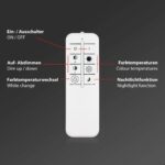 BRILONER LED Deckenlampe Sternenhimmel 49,5 cm – Dimmbar & Farbtemperatur-Regelbar – Bild 7