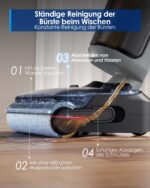 Tineco FLOOR ONE i5 Stretch – 2-in-1 Nass-Trockensauger mit 20kPa Saugkraft für Haushalte – Bild 6