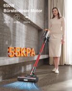 Bulelink Akku-Stabstaubsauger 55 kPa 650W – Kabelloses Reinigungssystem für Tierhaare & Teppiche – Bild 3