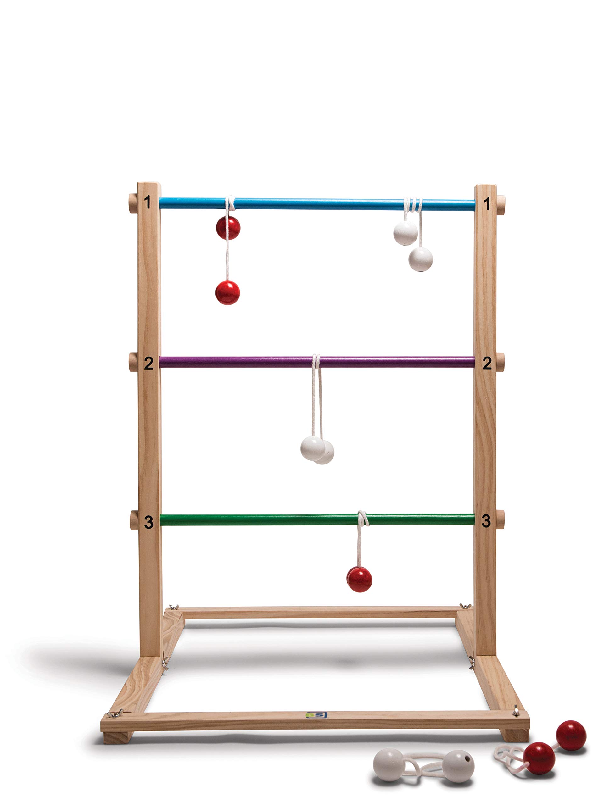 BS Toys Leitergolf Wurfspiel – Holz Geschicklichkeitsspiel für Kinder ab 6 Jahren