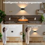 2er-Set JVURICE Akku-Wandlampe mit Bewegungssensor & Fernbedienung – 5000 mAh, 14h Laufzeit – Bild 4