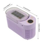 HINOPY Eiswürfelmaschine 120W – 8 Würfel in 10-15 Min. für Zuhause & Unterwegs – Bild 2
