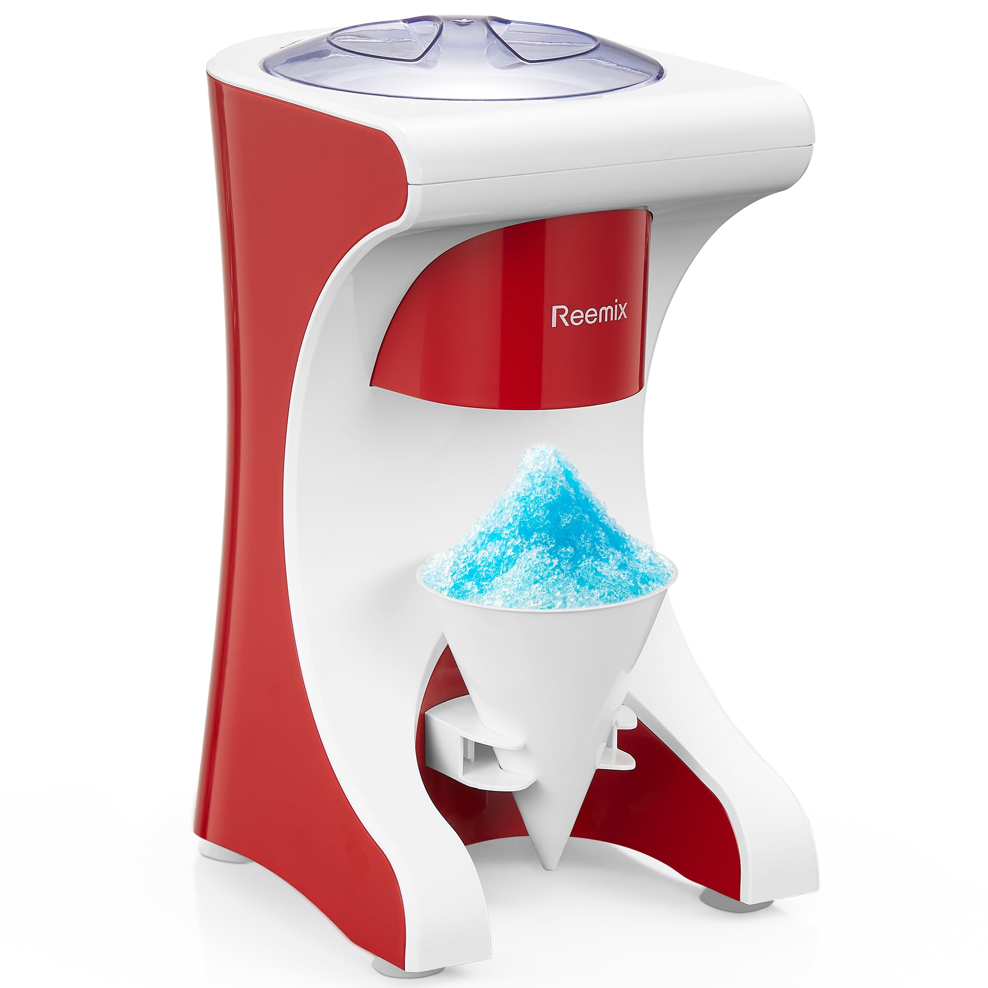 Reemix Elektrische Shaved Ice Maschine BH9269 – 60W Eiscrusher mit Sicherheitsdrehschalter