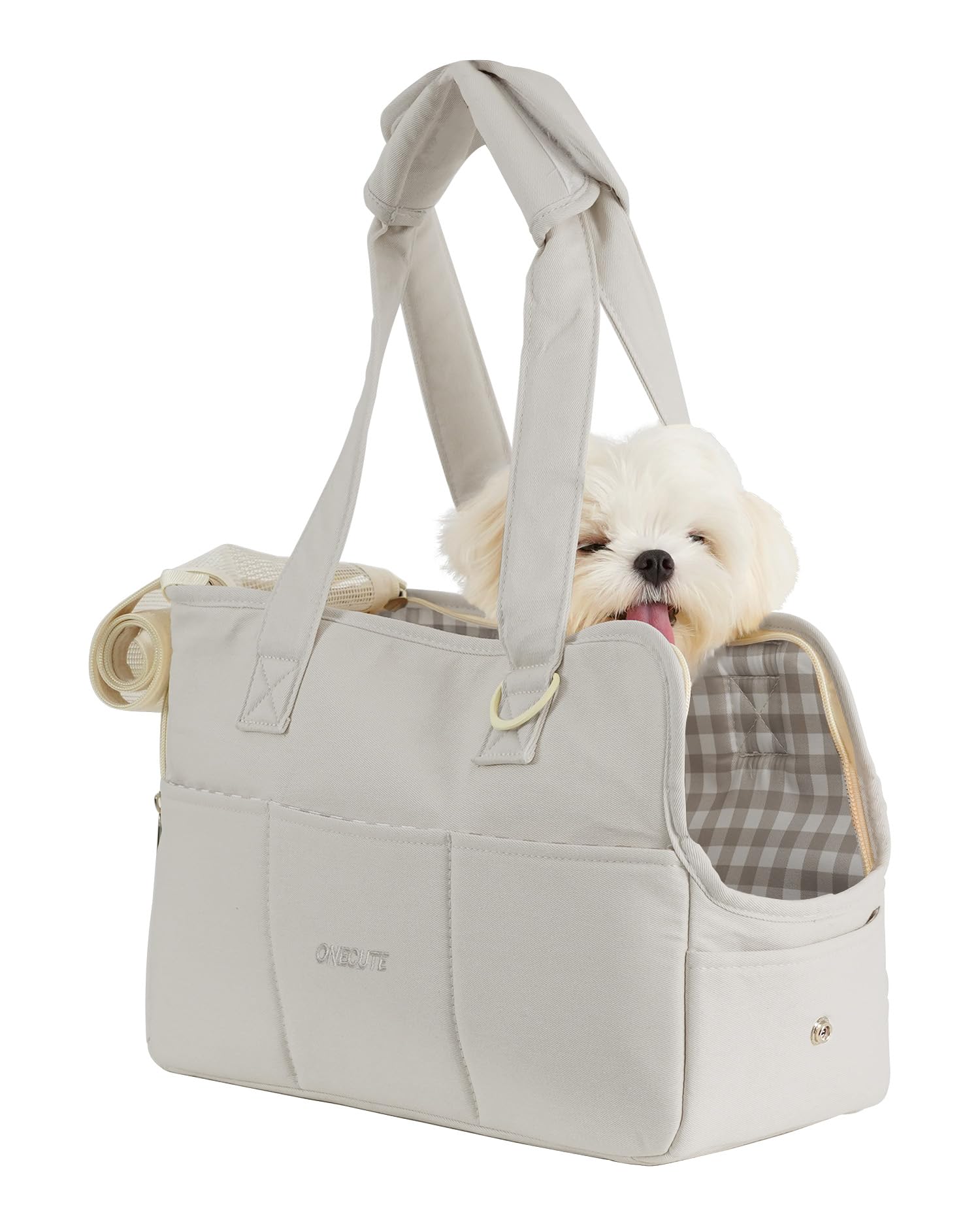 ONECUTE Hundetrage 43x19x31 cm – Soft Sided Transporttasche für kleine Hunde & Katzen