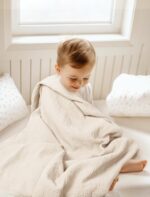 lulumoon Musselin Babydecke 120x120 cm – 4-lagige Baumwolle für Neugeborene & Kleinkinder – Bild 8