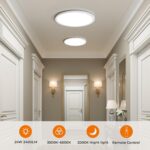 Matane 24W LED Deckenleuchte Rund 30cm – Dimmbar mit Fernbedienung & Nachtlicht für Schlafzimmer – Bild 6