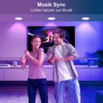DUSKTEC LED Einbaustrahler RGB 4er Set – Smart Deckenspots mit Alexa & App-Steuerung – Bild 8