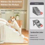 Niubya Hundetreppe 5-stufig H62 cm – Gelenkschonend für kleine & ältere Hunde – Bild 4