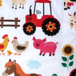 Theonoi Kinderbettwäsche 100x135 cm – Bio-Baumwolle mit Traktor-Design für Baby & Kleinkind – Bild 4