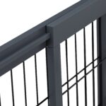 Relaxdays Absperrgitter ausziehbar 56x70-108 cm – Schutzgitter für Treppen & Türen – Bild 7