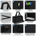vsshe Hundebox Faltbar L40×B25×H25 cm – Transportbox für Hunde & Katzen – Bild 4