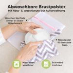 KeaBabies 14er-Pack Bio Stilleinlagen Waschbar (12.7cm) – Saugfähige Bambus-Einlagen – Bild 4